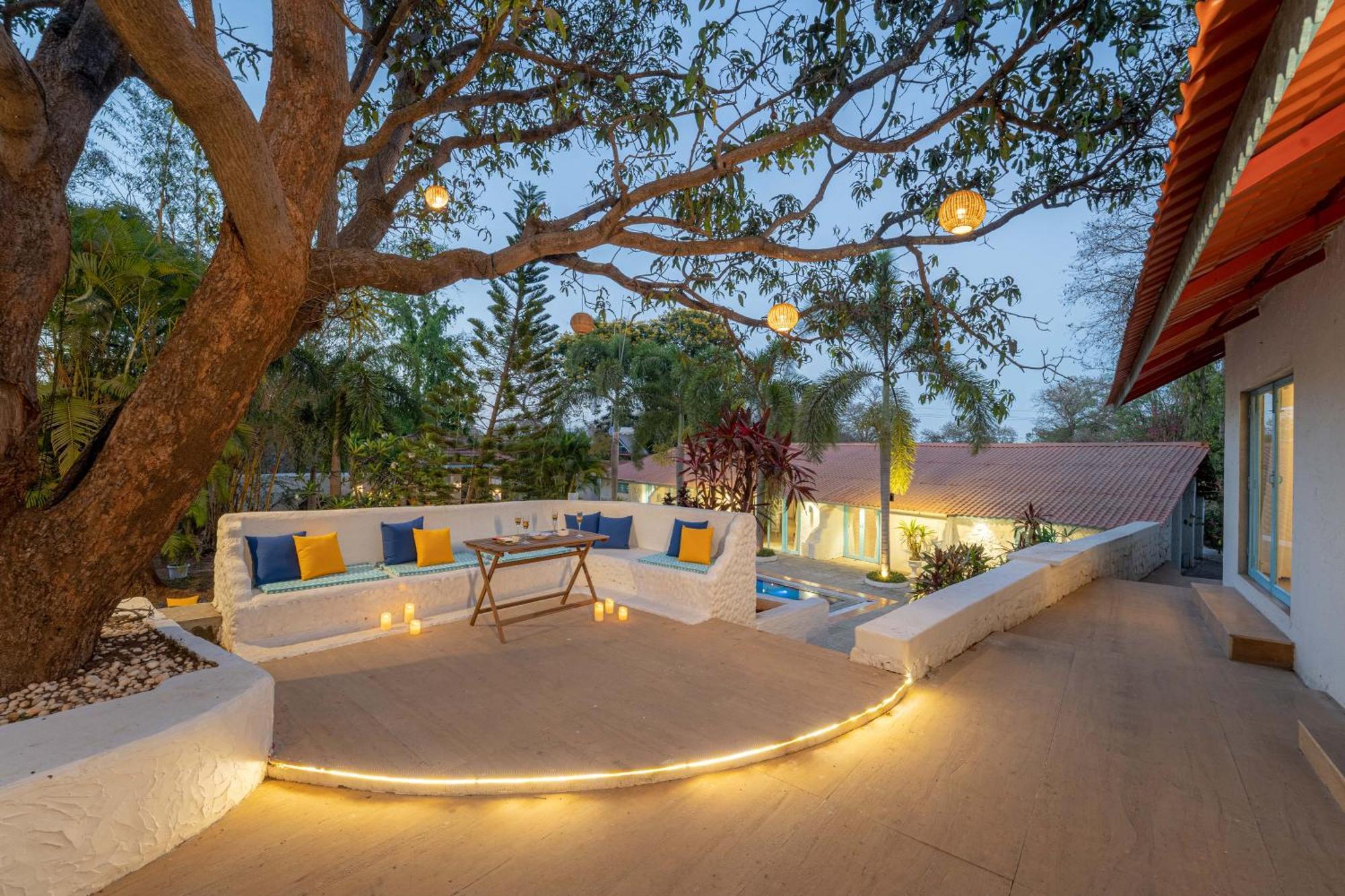 Lohonostays Villa Santorini Alibág Kültér fotó